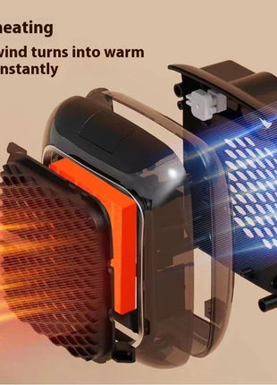 Mini Wall-Mounted Fan Heater