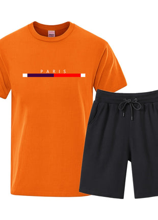 Cotton T-shirt & Shorts Two-piece Set