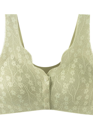 Seamless Front Buckle Underwear Plus Size Bra