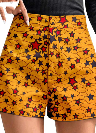 African Duplex Cotton Batik Shorts