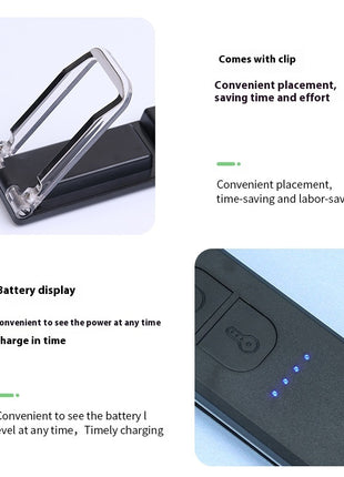 USB Rechargeable Book Clip Reading Lamp