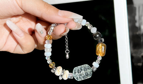 White Dunhuang Desert Sun Mountain Bracelet