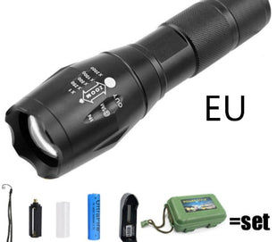 Strong Rechargeable Waterproof Flashlight