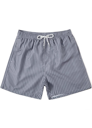 Polyester Fiber Striped Triangle Lining Shorts