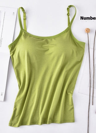 Modal Long Sling Vest Inner Wear-free Bra Top