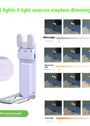 USB Rechargeable Book Clip Reading Lamp