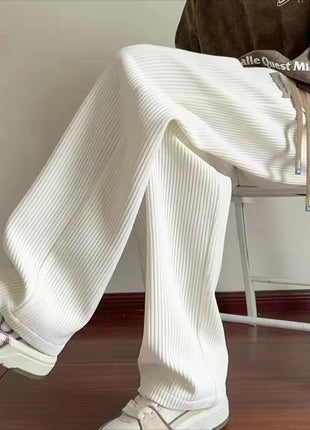 Men's Spring and Autumn Loose Straight Casual Pants