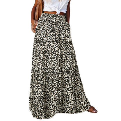 Loose Casual High Waist Skirt