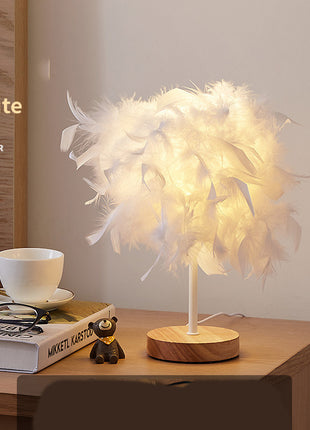 Feather Table Lamp