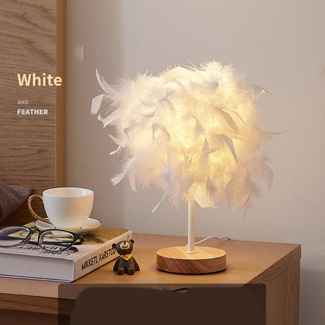 Feather Table Lamp