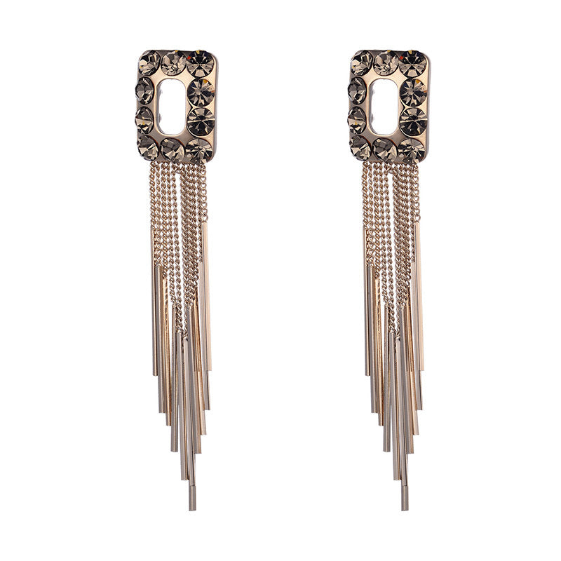 AAA Zircon Exaggerated Earrings