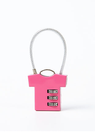 Small Padlock With Password Required Locker Luggage