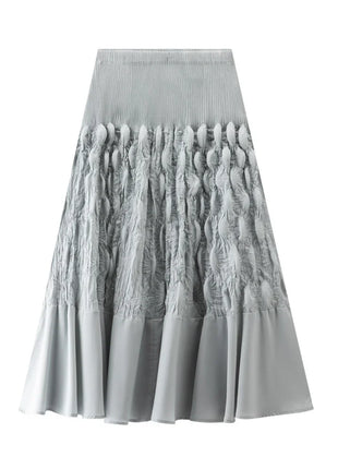 Designed Slimming Graceful Pleated Skirt