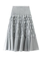 Designed Slimming Graceful Pleated Skirt