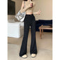 High Waist Slim Fit & Straight Casual Pants