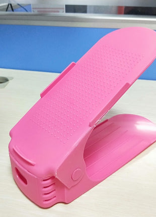 Adjustable Double Stand Shoe Organizer – Twice the Storage, Zero the Clutter