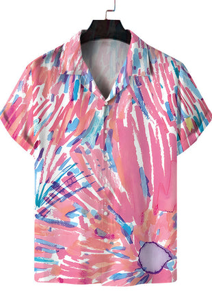 Paining Casual Beach Digital Printing Shirt