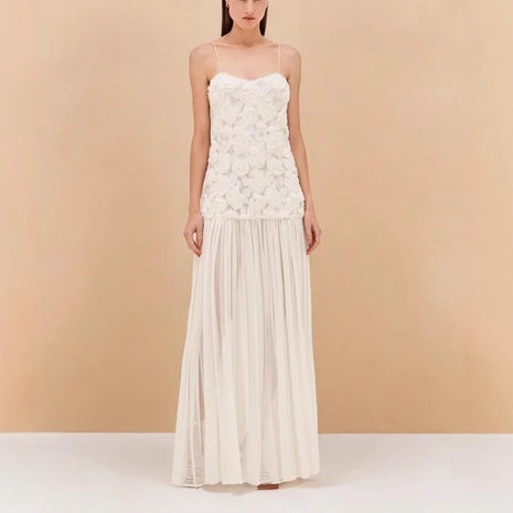 Three-dimensional Flowers Dress