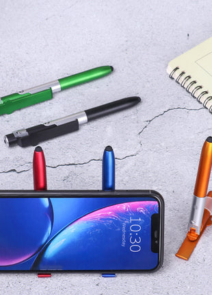 4-in-1 Folding Pen, Light, Pen, Holder & Ballpoint