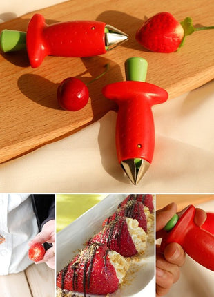 Huller Leaf Remover Kitchen Gadget