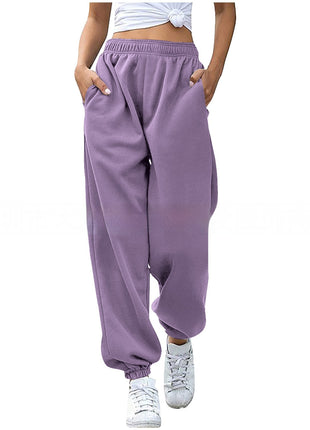 High Waisted Loose Sports Pants