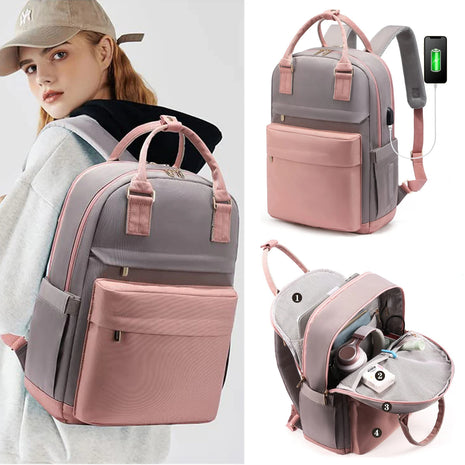 Large Capacity Laptop Bag Portable Travel Backpack