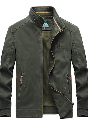 New Men's Casual Jacket Stand Collar