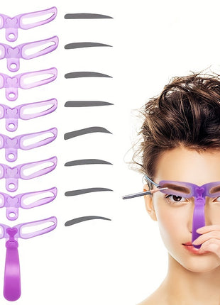 8 pcs Eyebrow Shaping Kit with Handle