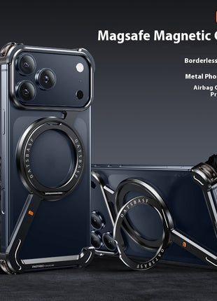 iPhone 17 Metal Frame Magnetic Case