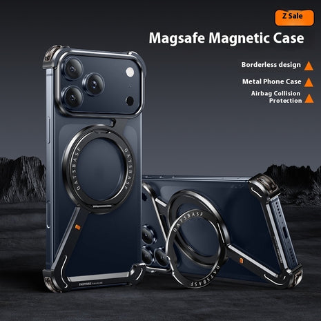 iPhone 17 Metal Frame Magnetic Case