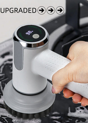 Multifunctional Smart Display Electric Cleaning Brush – Wireless, Waterproof & Powerful