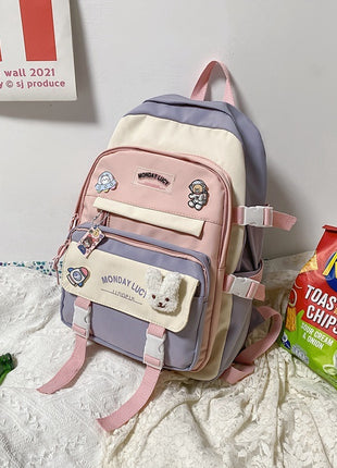 Mori All-match Backpack Large Capacity Shoulders