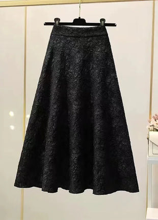 High Waist Floral Large Swing Umbrella