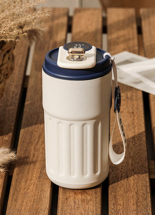 Smart Digital Thermal Bottle – Stainless Steel Insulated Coffee Mug (450ml)