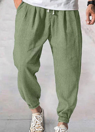 Casual Fashion Loose Men's Summer Ankle Banded Pants