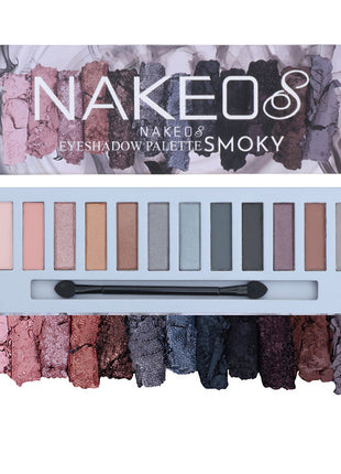 NAKEOS Shimmer & Matte Eyeshadow Palette