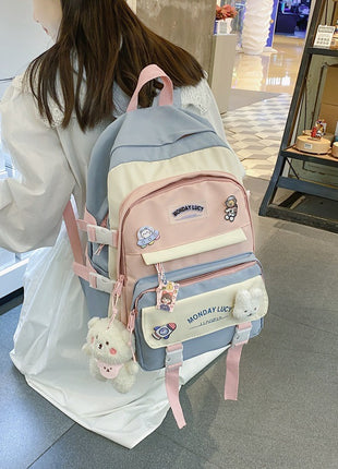 Mori All-match Backpack Large Capacity Shoulders