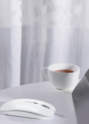 Wireless Bluetooth Mouse For Rechargeable Laptop Compatible with Apple Models