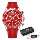 Rose Gold Red
