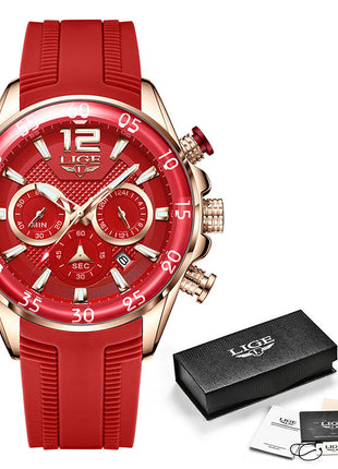 Quartz Multi-function Waterproof Watch