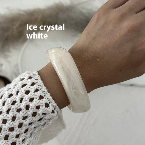 Acrylic Exaggerated Translucent Bracelet