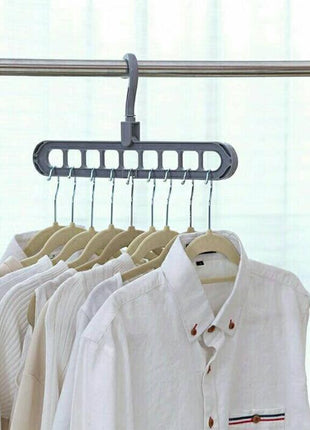 Space-Saving 360° Rotating Plastic Clothes Hanger