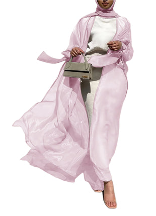 Puff Sleeve Light Abaya