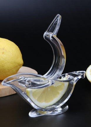 Manual Lemon Juicer Transparent Acrylic Squeezer Kitchen Tools Gadgets