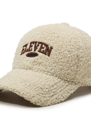 Winter Lambskin Thickened Warm Baseball Cap
