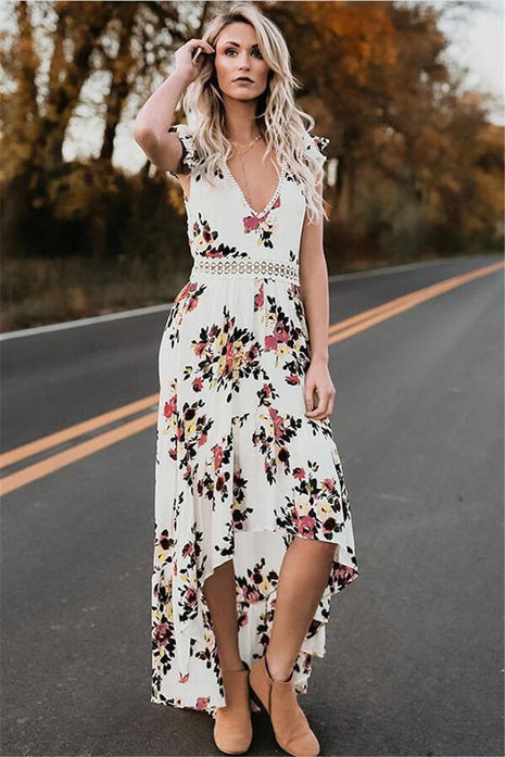 Sleeveless Irregular Dress
