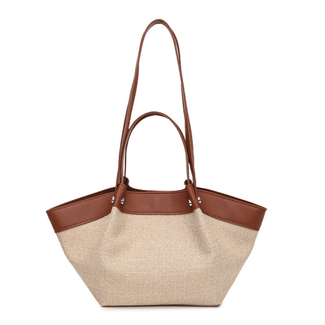 Casual Pleated Tote Handbag