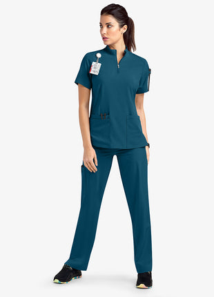 Stand Collar Elastic Quick-drying Scrub Set