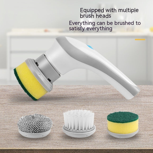4in1 Wireless Electric Cleaning Brush Spinning Scrubber Handheld Portable