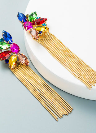 Half Flower Exaggerated Earrings